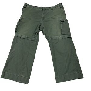 Boy Scouts of America Convertible Uniform‎ Pants Men's 40X27 Relaxed Fit Green